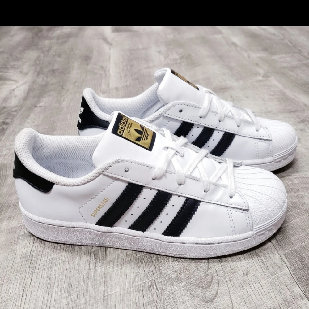 🆕️ Adidas SuperStar ShellToe Youth Size 3 - Picture 2 of 14